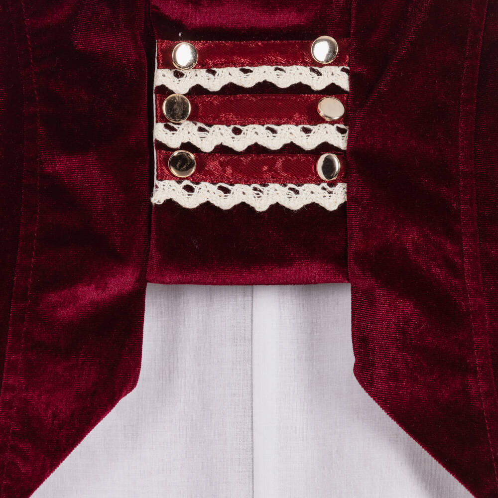 Andreeatex-Boys Velvet Military Tailcoat Ensemble | Childrensalon Outlet