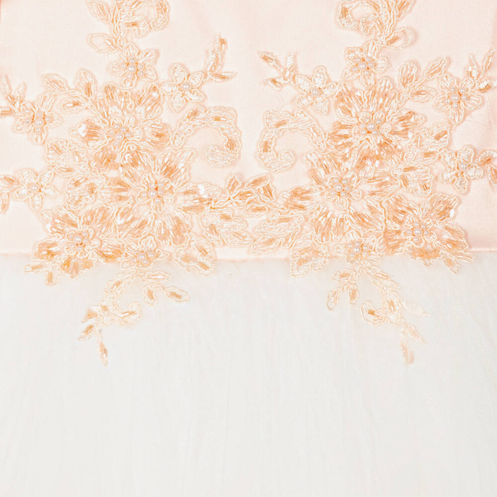 Andreeatex-Girls Ivory and Pink Dress Ensemble | Childrensalon Outlet