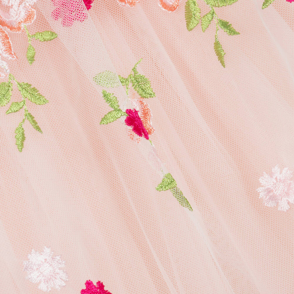 Andreeatex-Girls Pink Tulle Ensemble with Jacket | Childrensalon Outlet