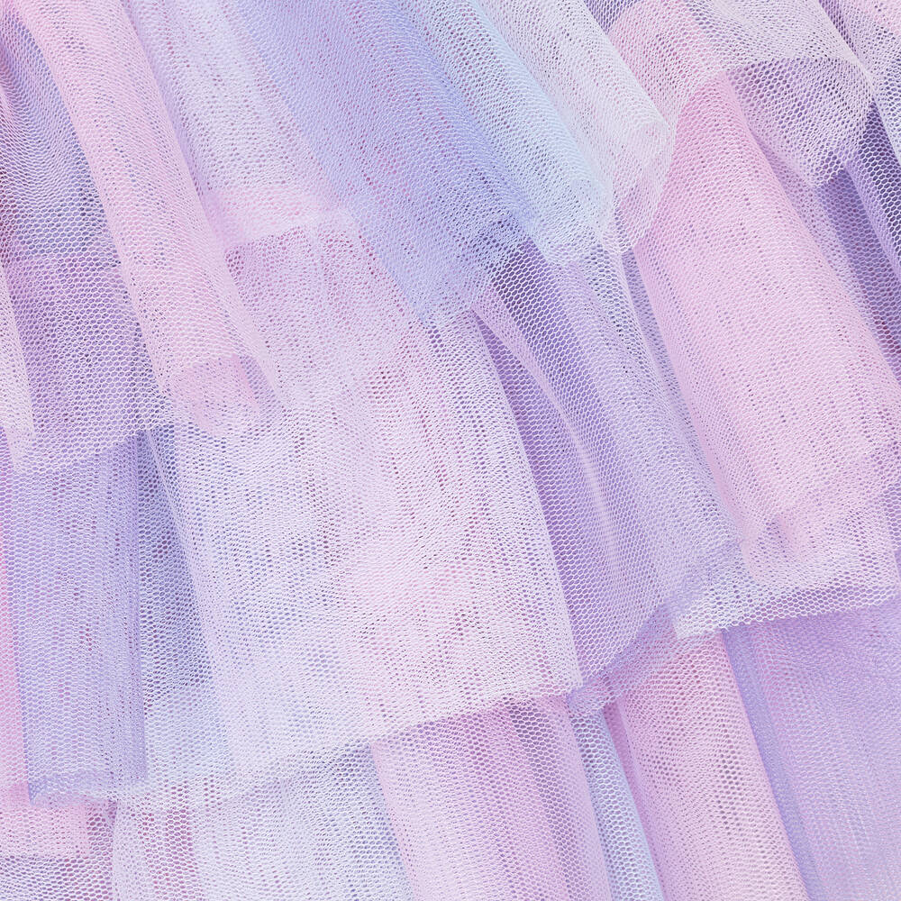 انجلز فيس-تنورة تول لون زهري وبنفسجي للمولودات | Childrensalon Outlet