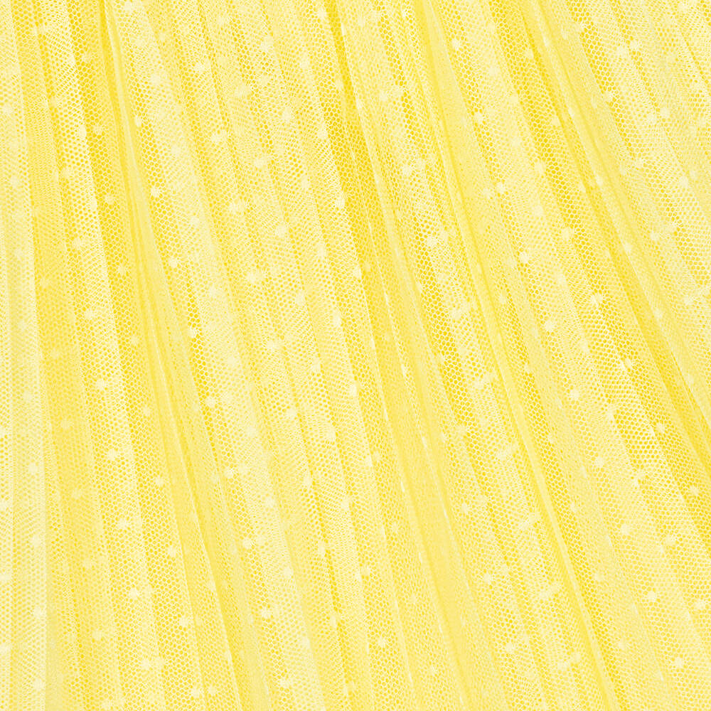 Angel's Face-Baby Girls Yellow Pleated Tulle Dress | Childrensalon Outlet
