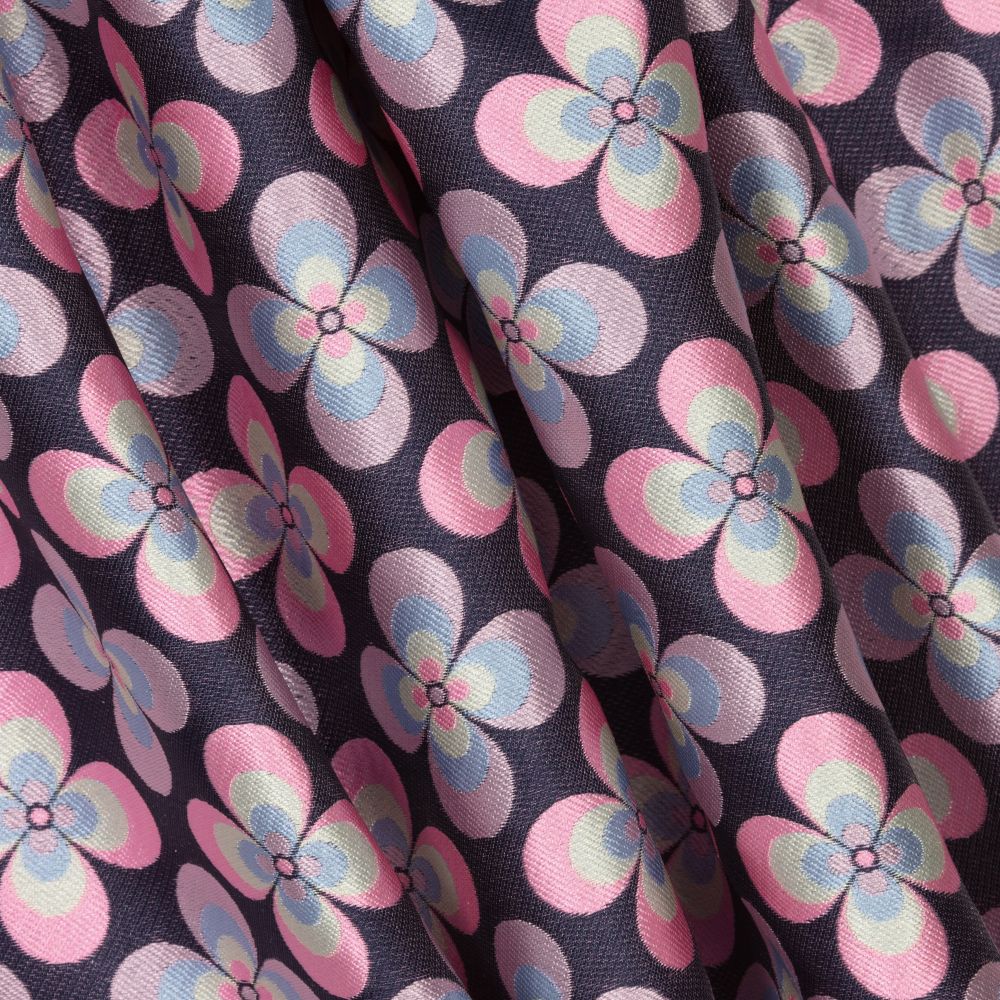 Angel's Face-تنورة جاكارد لون كحلي بطبعة ورود | Childrensalon Outlet