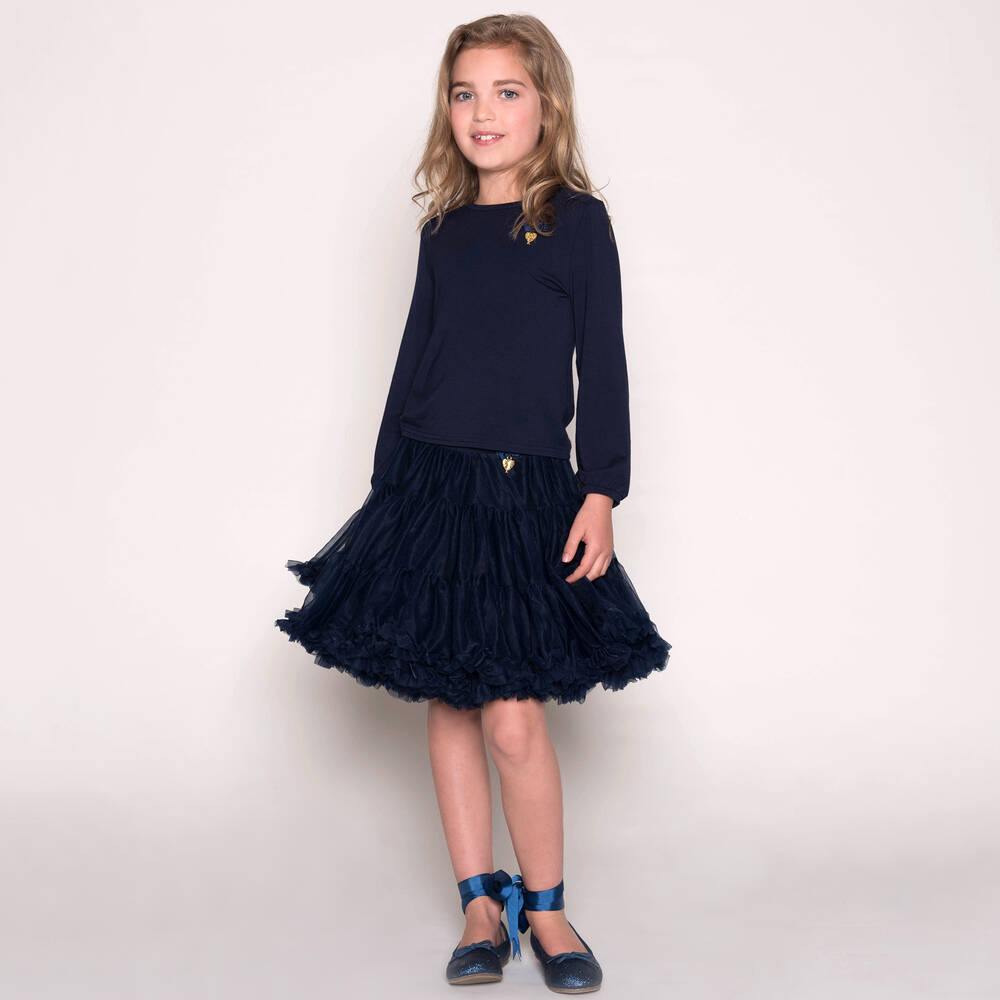 Angel's Face-Blue Tutu Skirt with Gift Box | Childrensalon Outlet