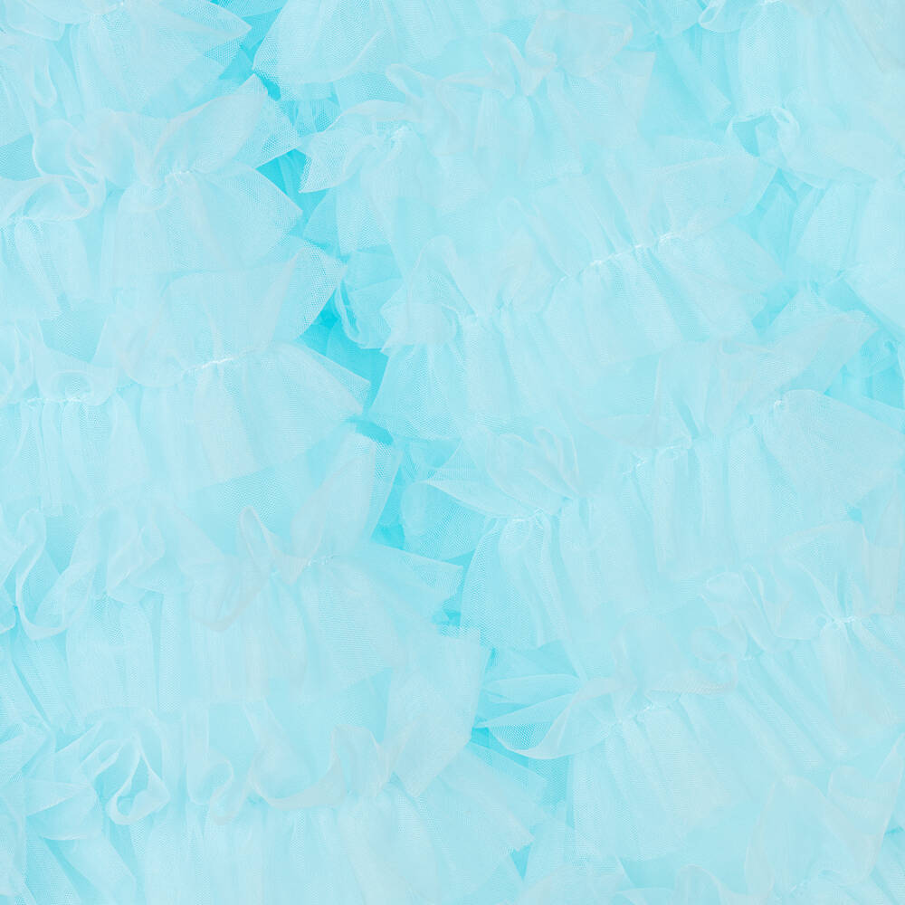 Angel's Face-فستان تول لون أزرق سماوي | Childrensalon Outlet