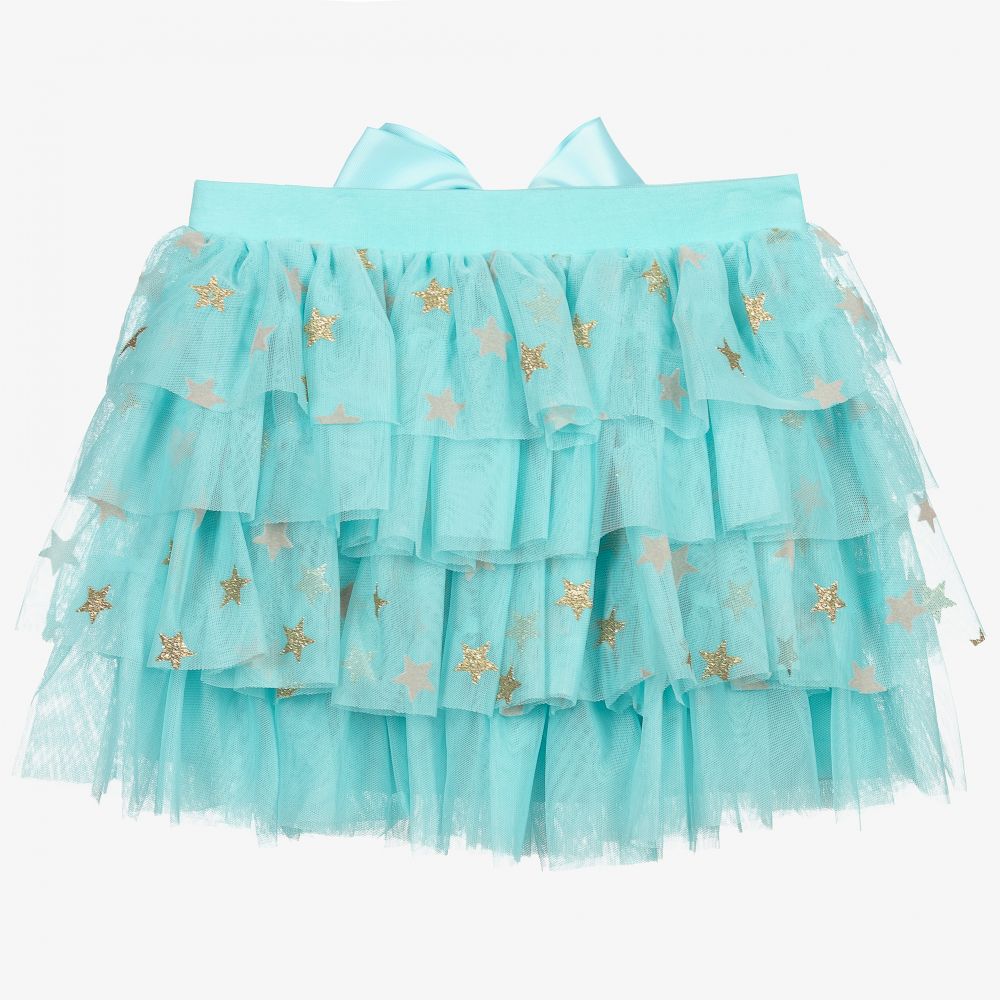 Angel's Face-تنورة تول لون أزرق | Childrensalon Outlet