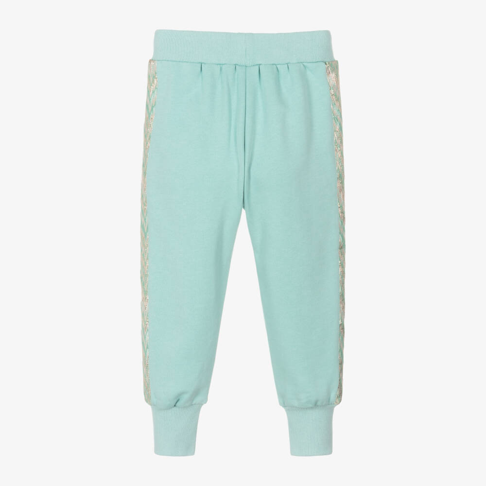 Angel's Face-Girls Aqua Cotton Joggers | Childrensalon Outlet
