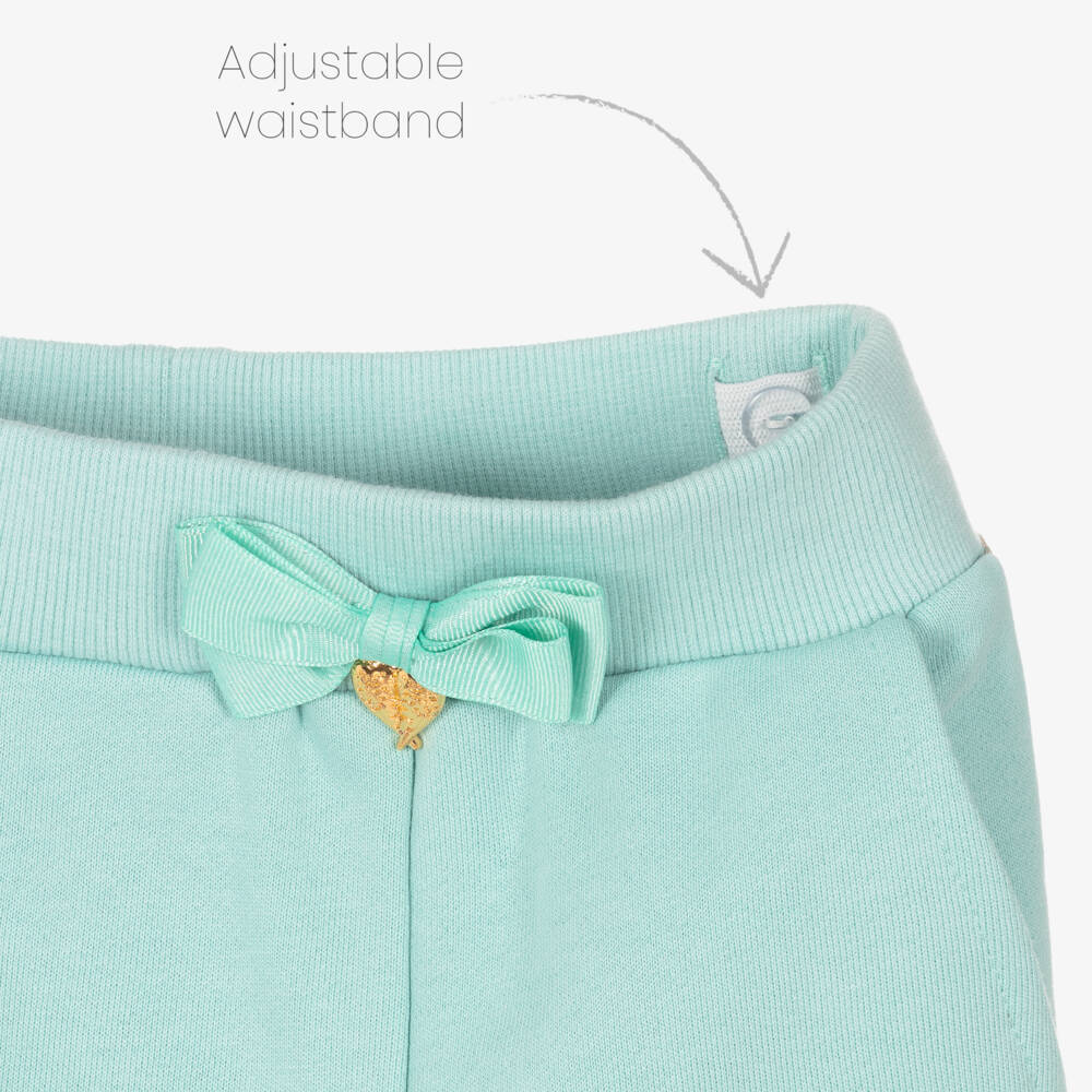 Angel's Face-Girls Aqua Cotton Joggers | Childrensalon Outlet