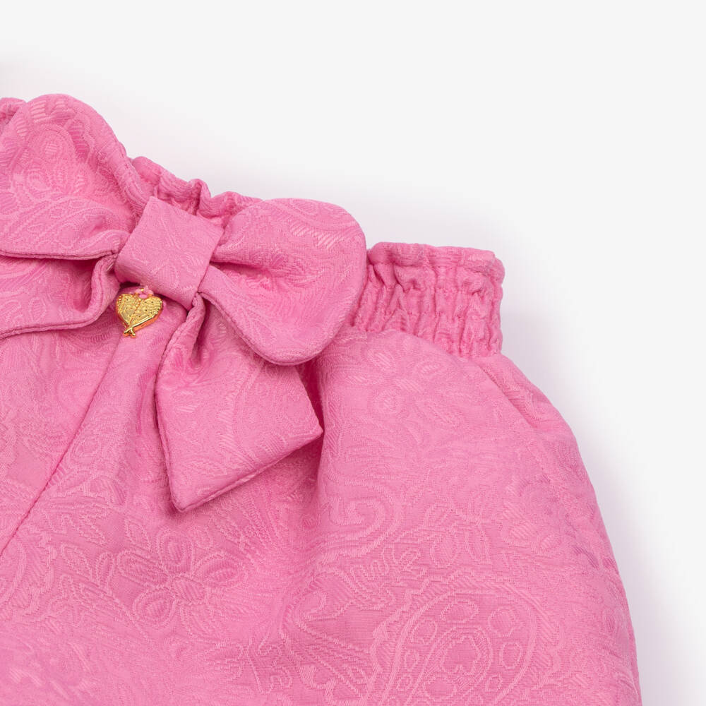 Angel's Face-شورتات جاكار بيجونيا للبنات | Childrensalon Outlet