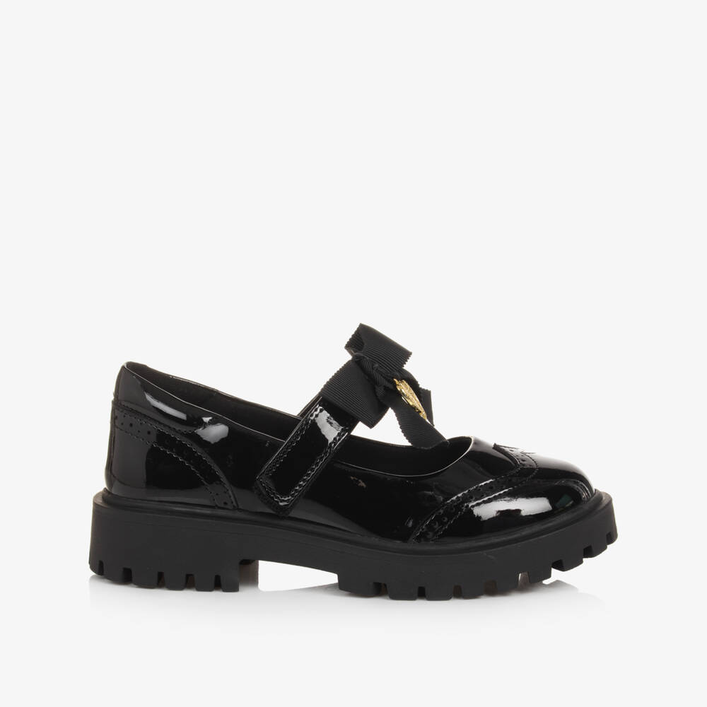 Angel's Face-Girls Black Faux Patent Leather Shoes | Childrensalon Outlet