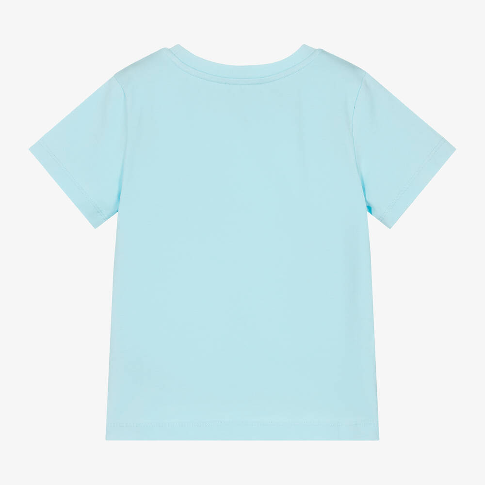 Angel's Face-Girls Blue Cotton Sequin T-Shirt | Childrensalon Outlet
