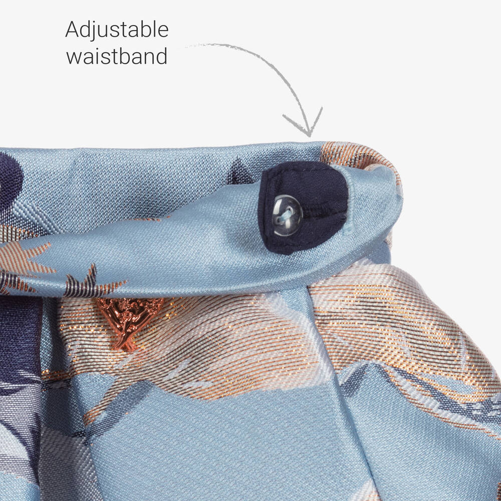 Angel's Face-Girls Blue Jacquard Skirt | Childrensalon Outlet