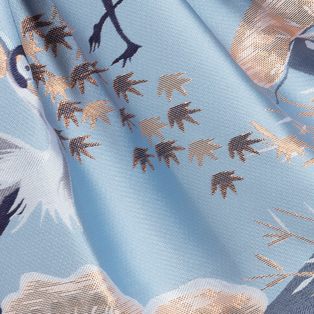 Angel's Face - Girls Blue Jacquard Skirt | Childrensalon Outlet