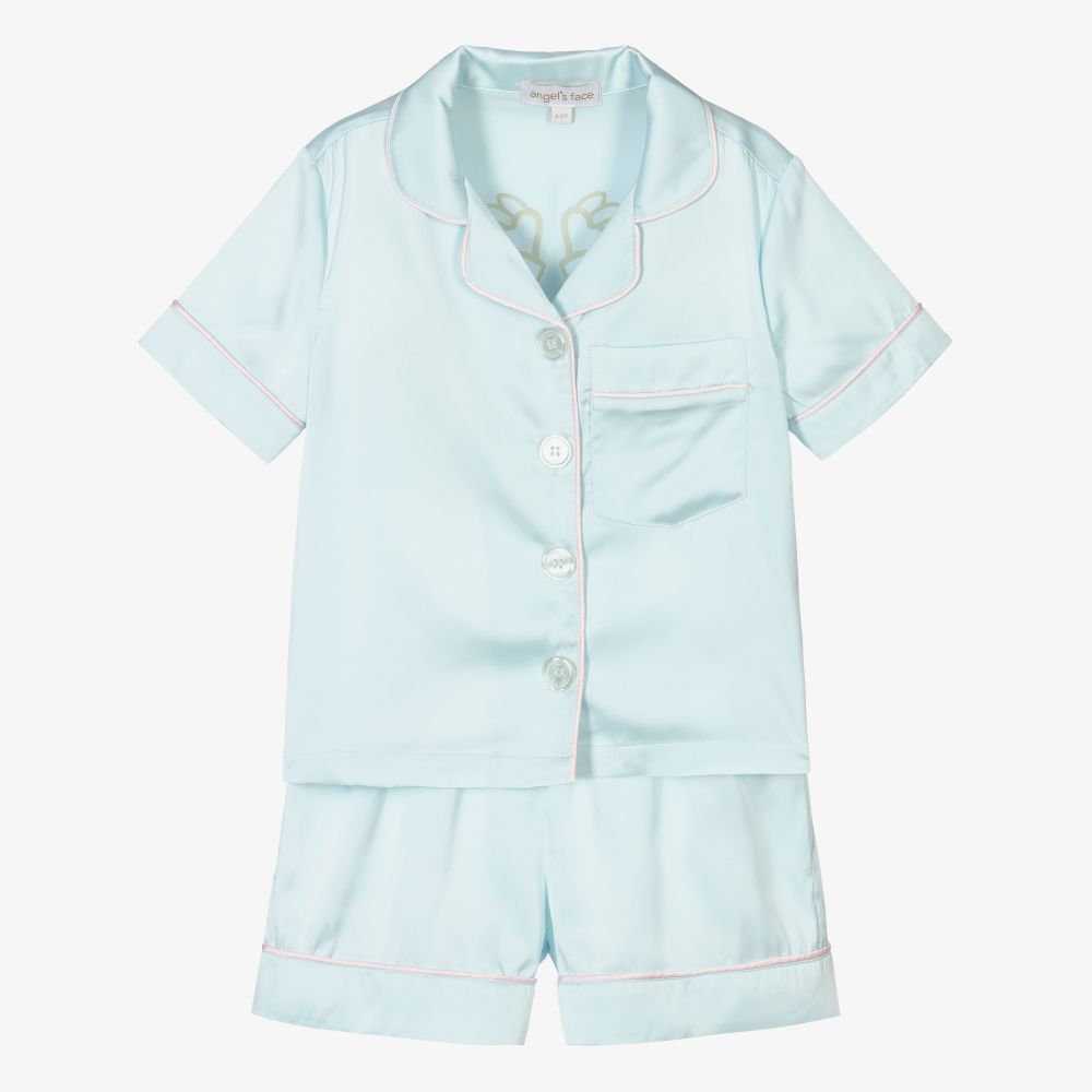 Girls blue sales pyjamas