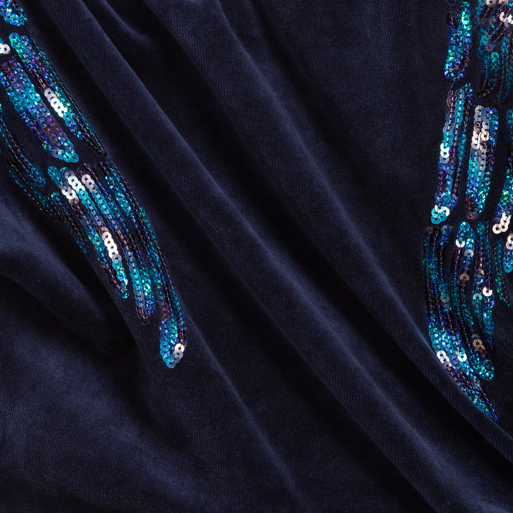 Angel's Face-Girls Blue Velour Tracksuit | Childrensalon Outlet