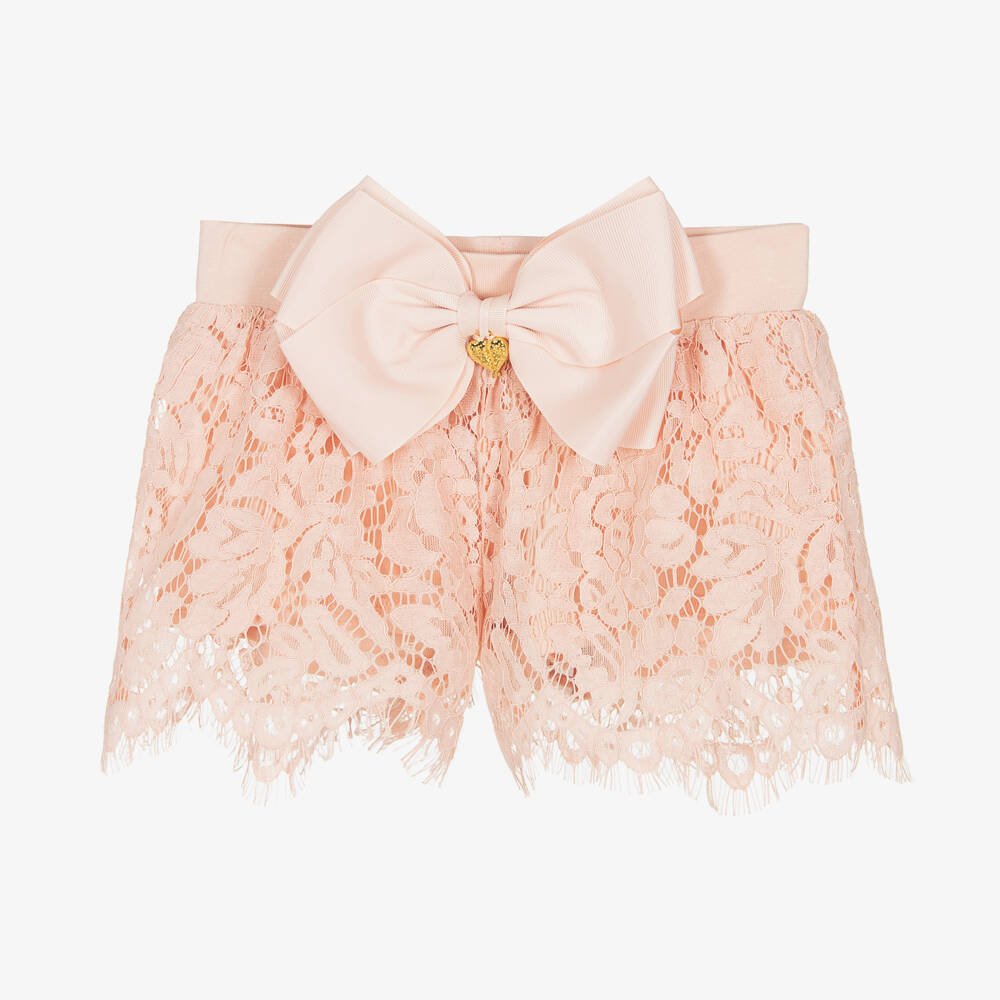 Angel's Face-Girls Blush Lace Cotton Shorts | Childrensalon Outlet