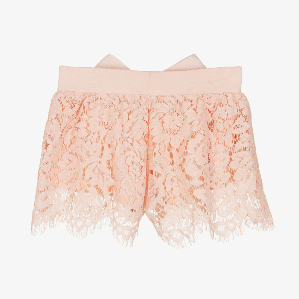 Angel's Face-Girls Blush Lace Cotton Shorts | Childrensalon Outlet