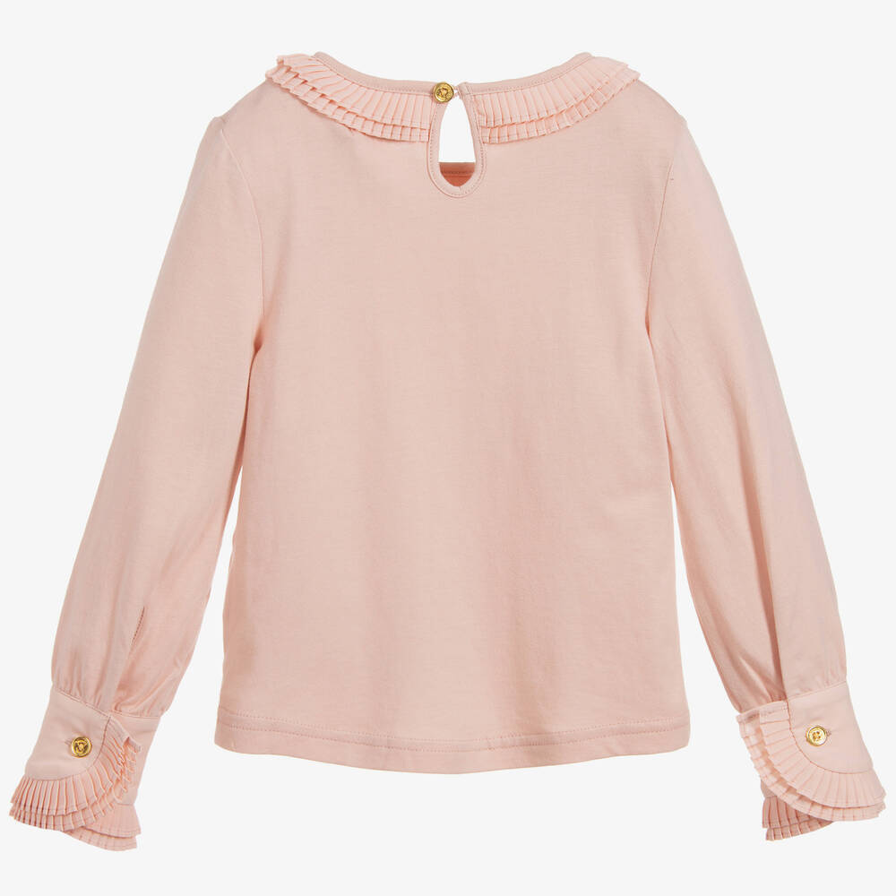 Angel's Face-Топ из хлопка красно-розового цвета для девочек | Childrensalon Outlet