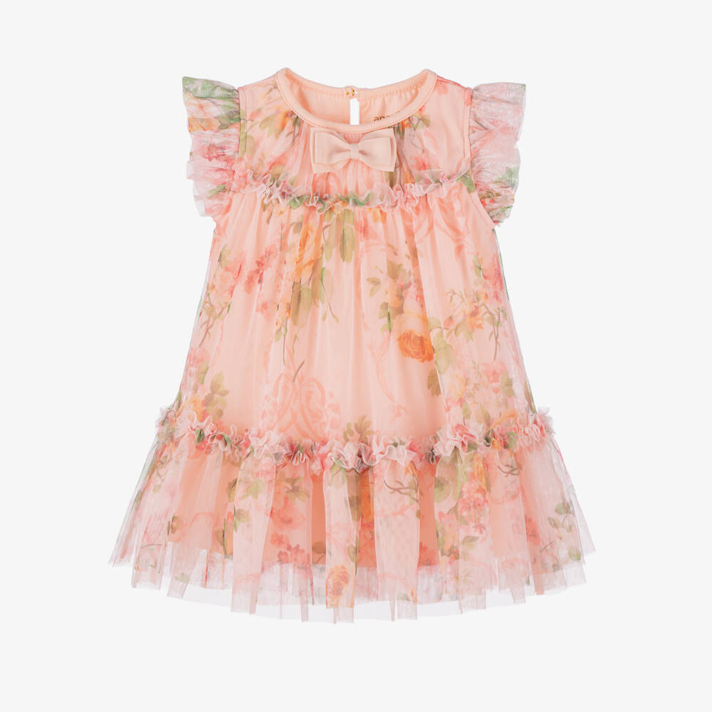 Angel's Face-Платье из тюля розового цвета для девочек | Childrensalon Outlet