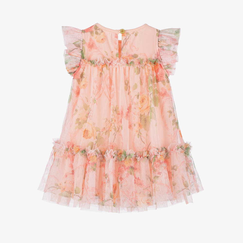 انجلز فيس-فستان تول وردي للبنات | Childrensalon Outlet