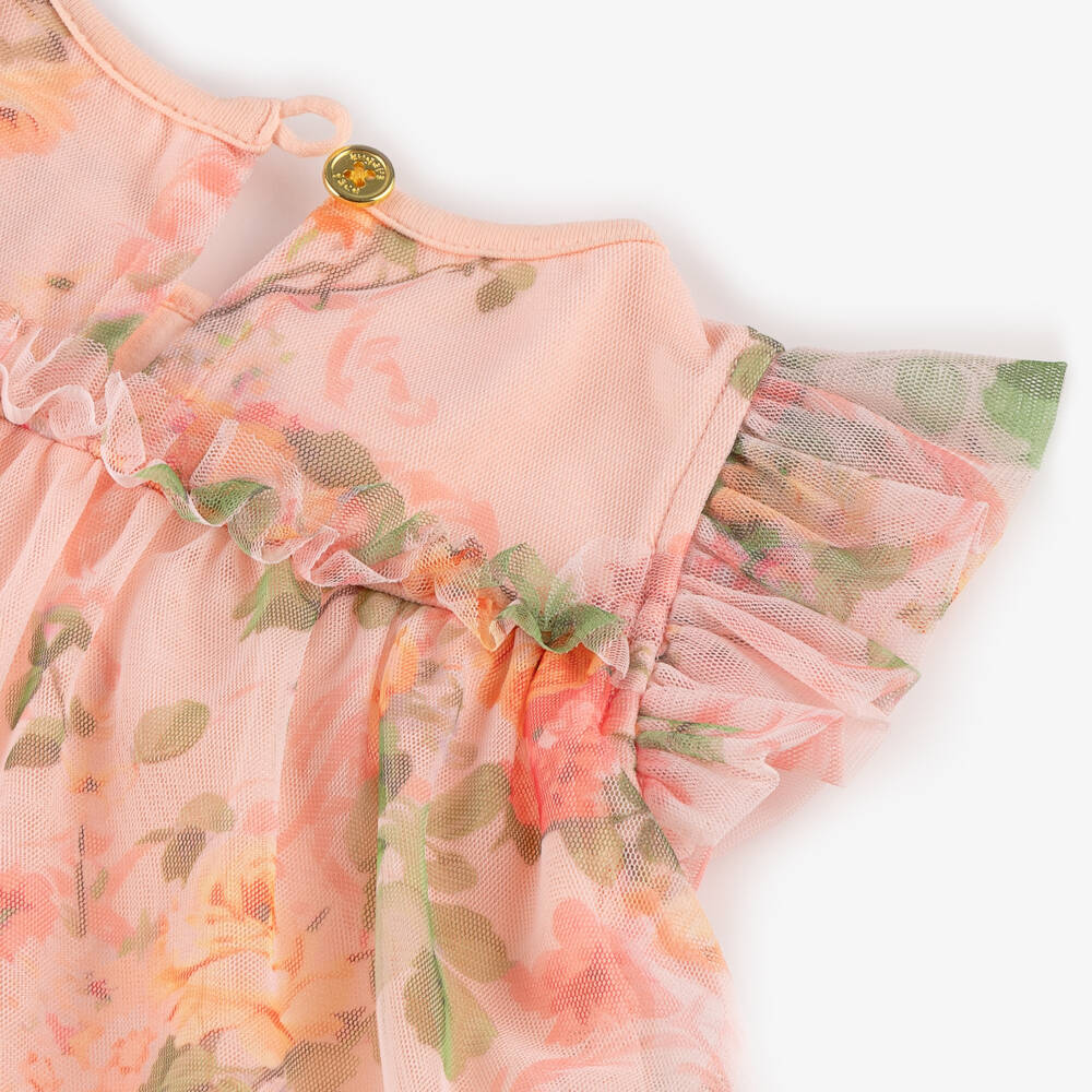 انجلز فيس-فستان تول وردي للبنات | Childrensalon Outlet