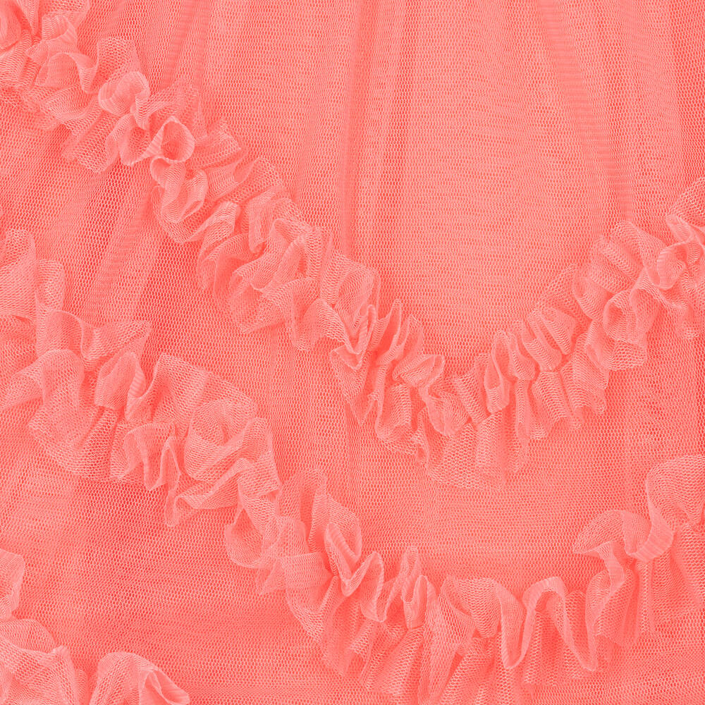 Angel's Face-Girls Coral Pink Tulle Dress | Childrensalon Outlet