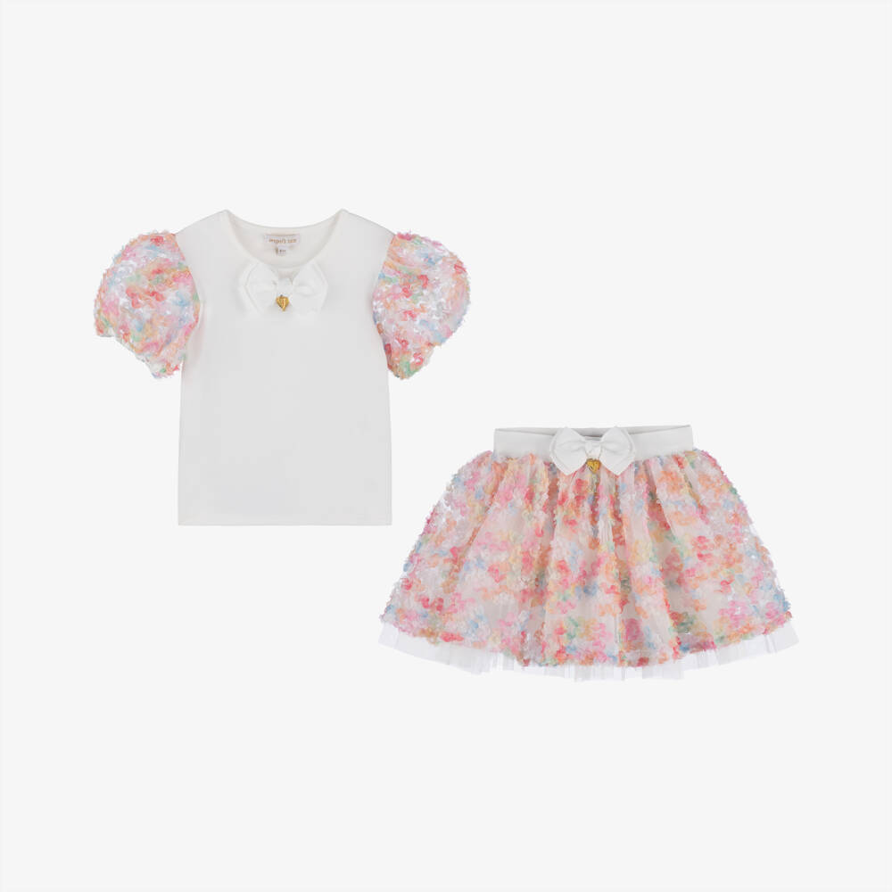 Angel's Face-Girls Dreamy Snowdrop Skirt Ensemble | Childrensalon Outlet
