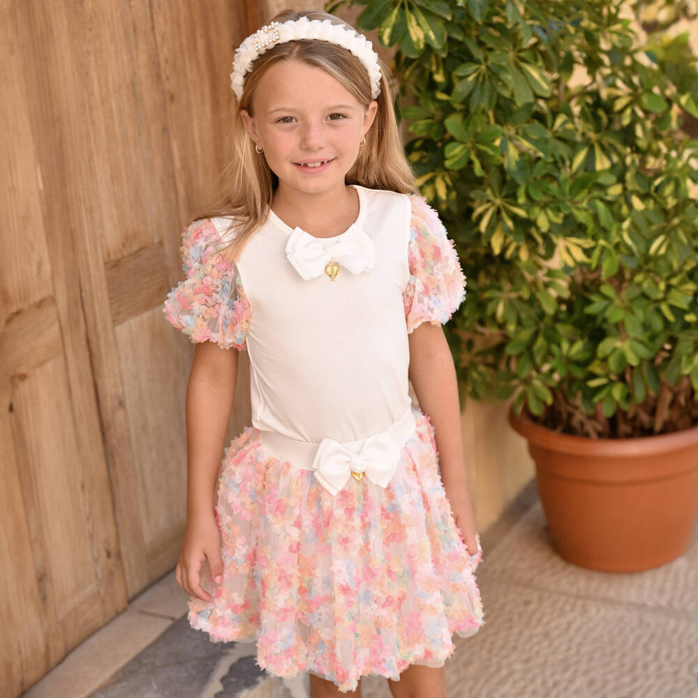 Angel's Face-Girls Dreamy Snowdrop Skirt Ensemble | Childrensalon Outlet