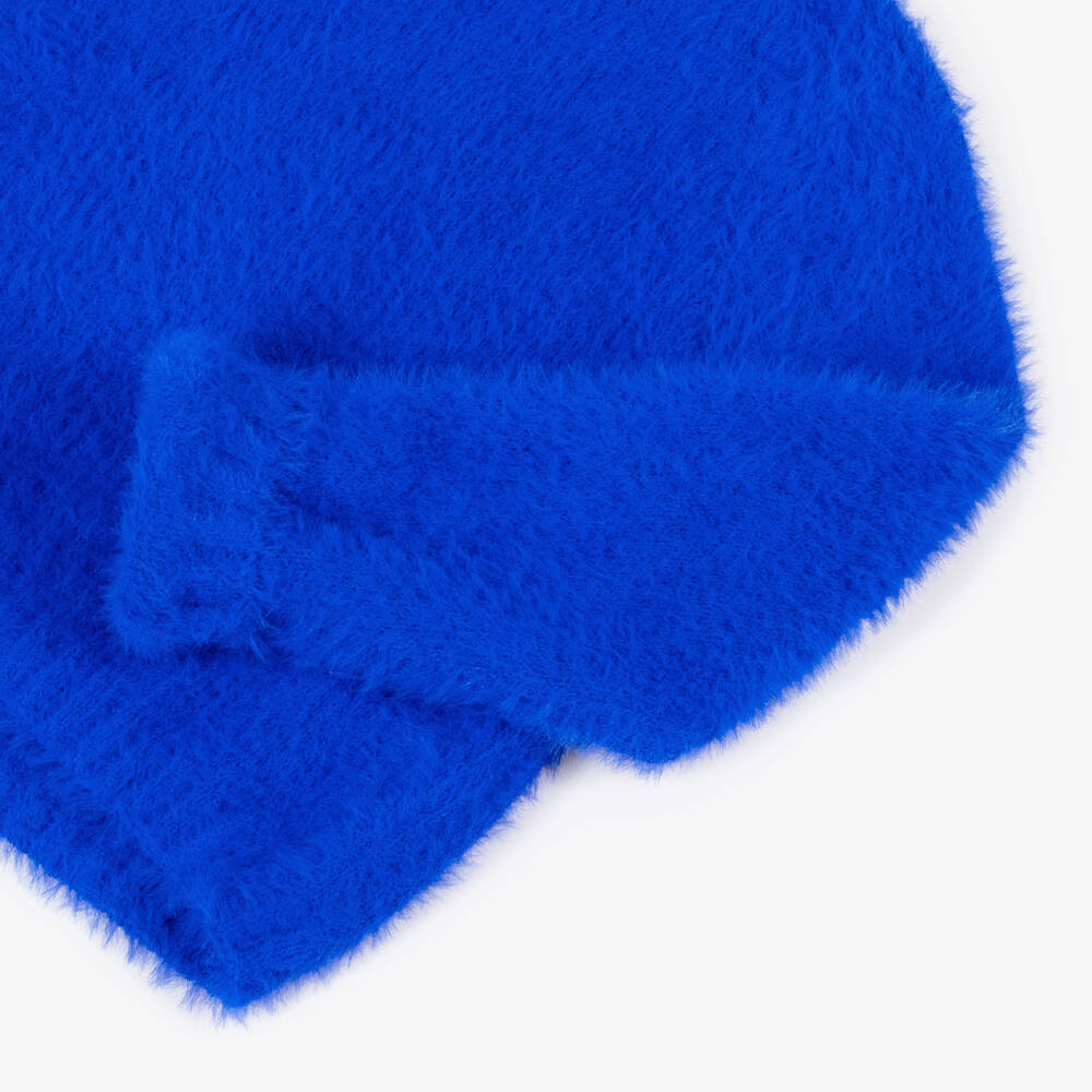 Angel's Face-Girls Electric Blue Fuzzy Jumper | Childrensalon Outlet