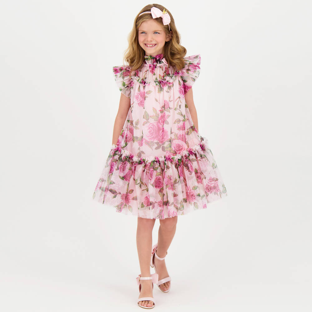 Angel's Face-Girls' Elegant Pale Pink Heeled Sandals | Childrensalon Outlet