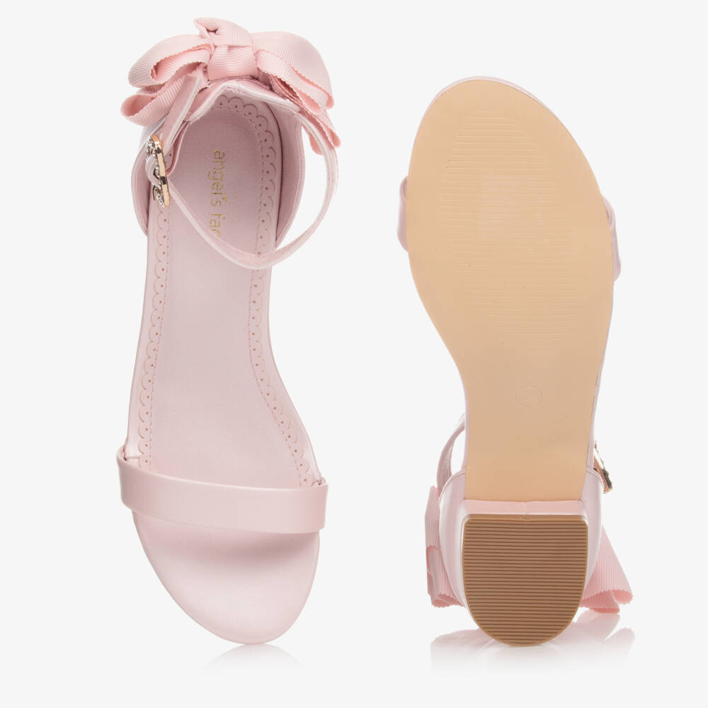 Angel's Face-Girls' Elegant Pale Pink Heeled Sandals | Childrensalon Outlet