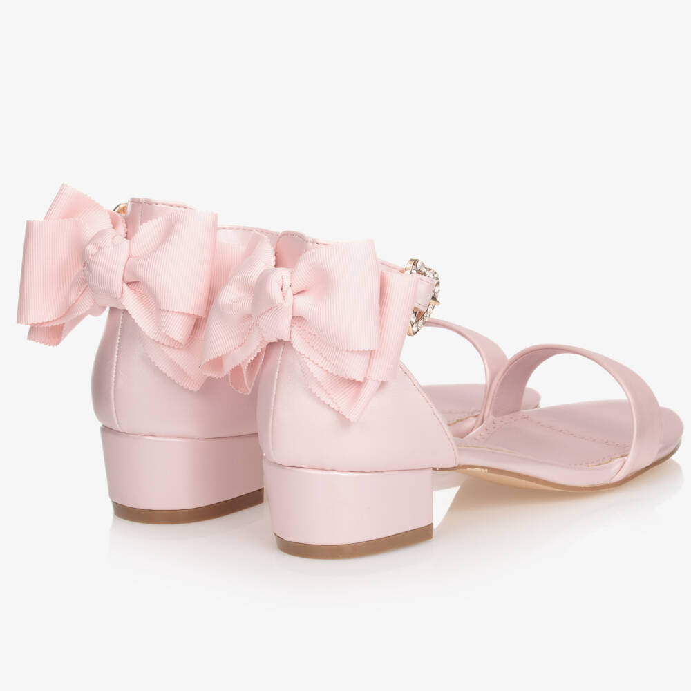 Angel's Face-Girls' Elegant Pale Pink Heeled Sandals | Childrensalon Outlet