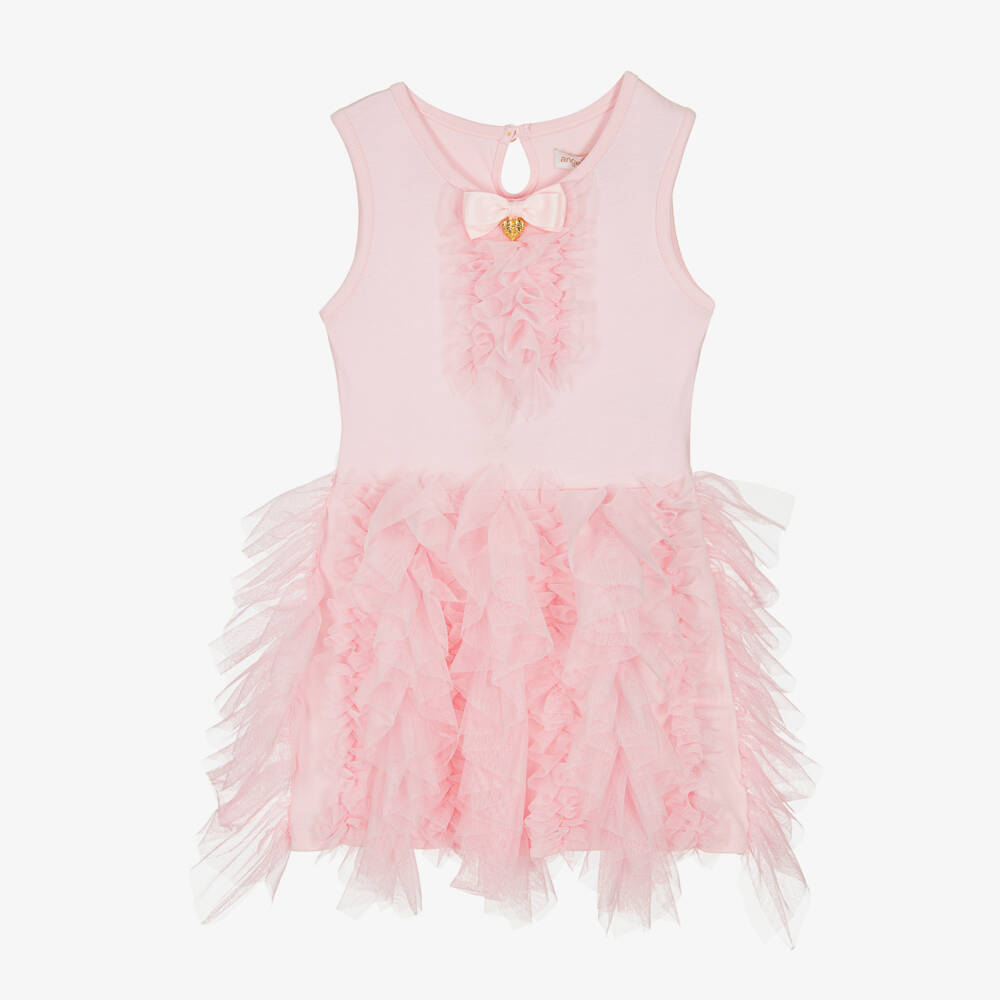 Angel's Face-Girls Fairy Pink Tulle Dress | Childrensalon Outlet