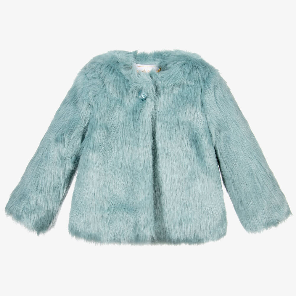 Angel's Face - Girls Faux Fur Jacket | Childrensalon