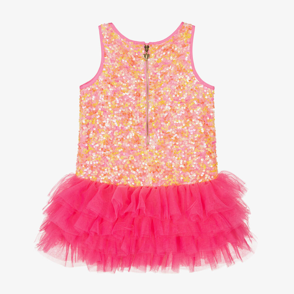 Angel's Face-Girls Fuchsia Sequin Tulle Gown | Childrensalon Outlet
