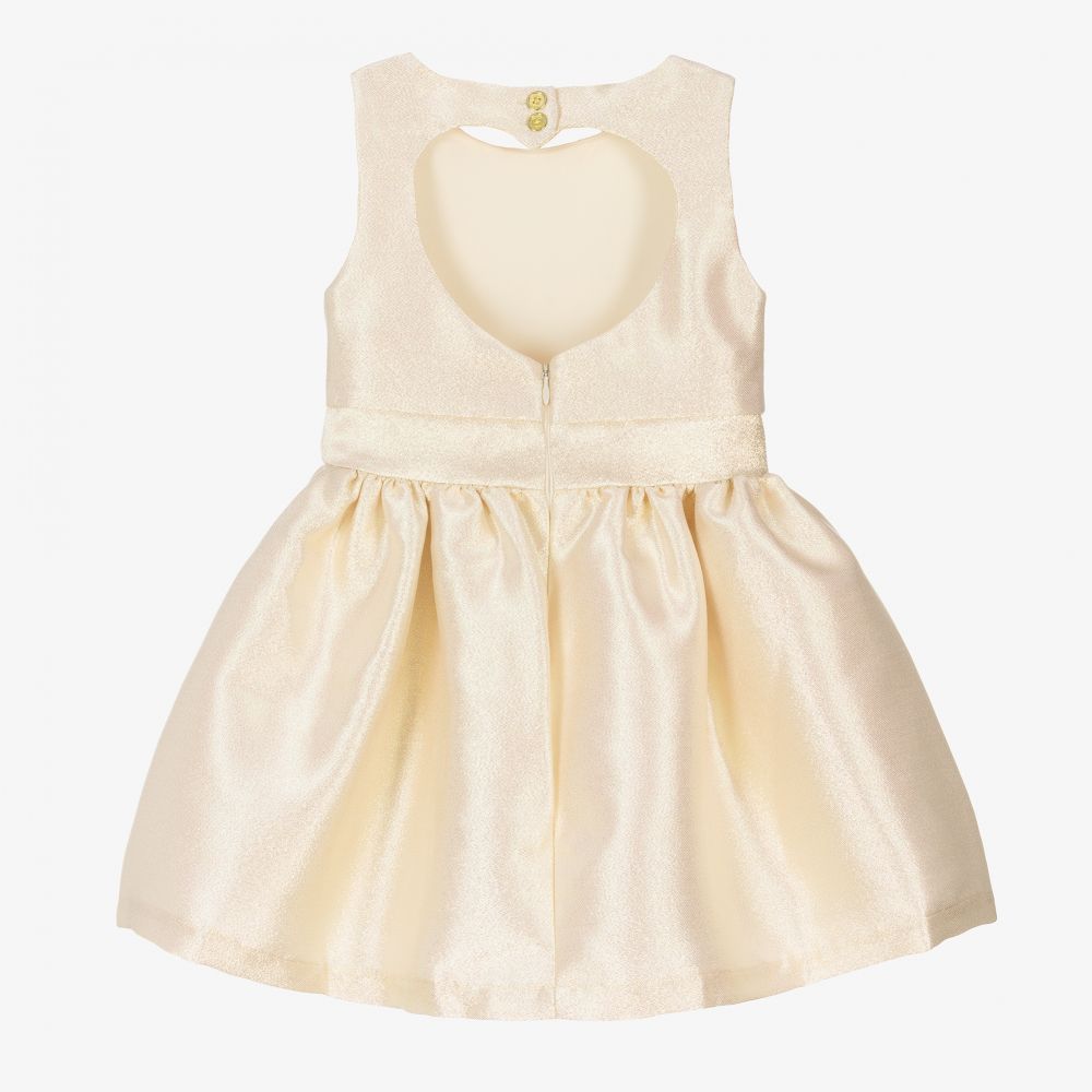 Angel's Face-Girls Glittery Gold Dress  | Childrensalon Outlet