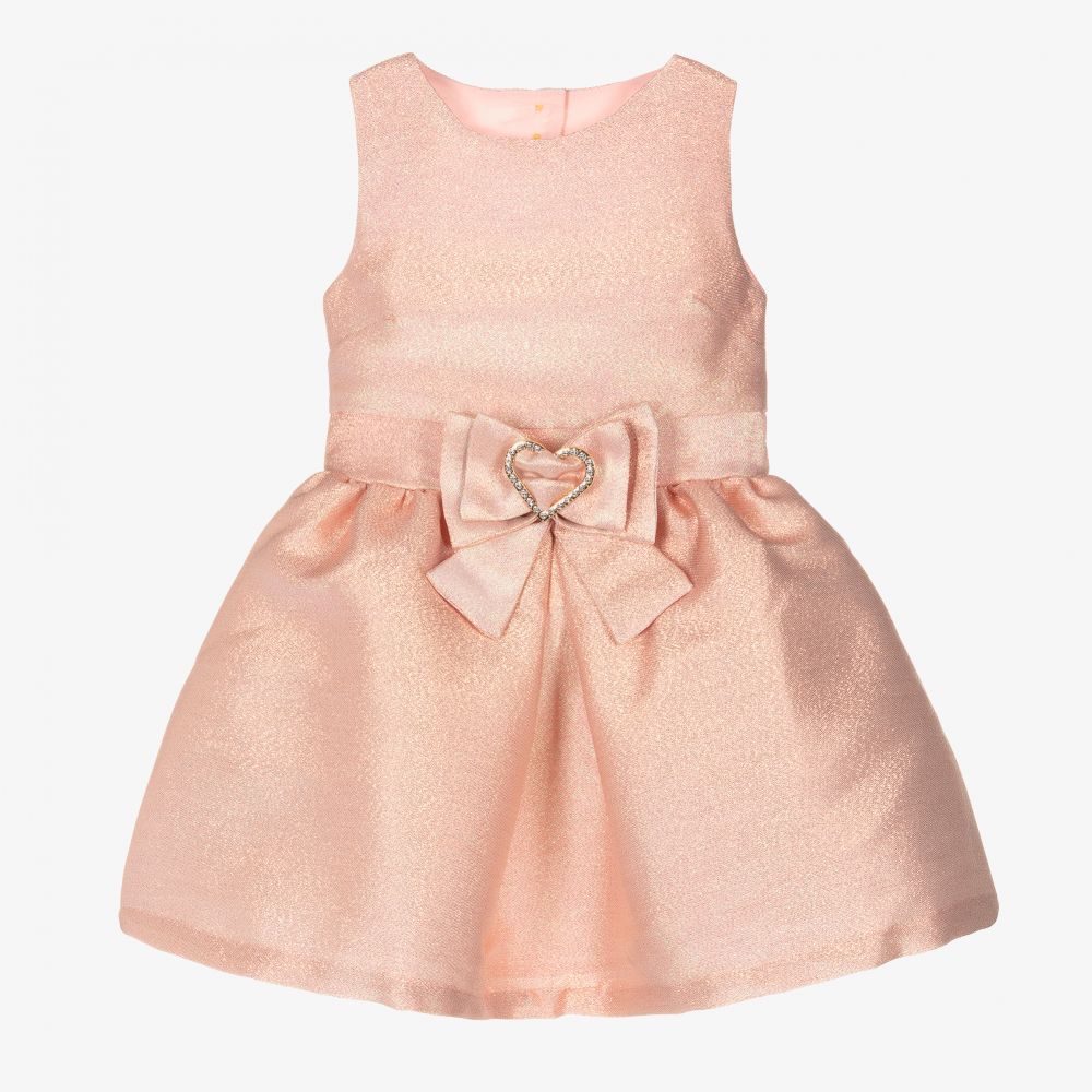 Angel's Face - Girls Glittery Pink Dress  | Childrensalon