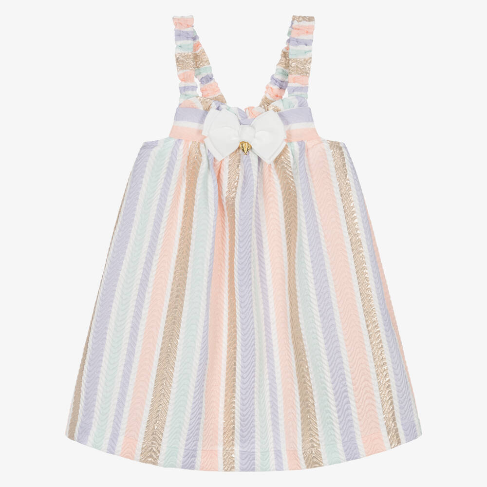 Angel's Face-Girls Gold Multihued Jacquard Dress | Childrensalon Outlet