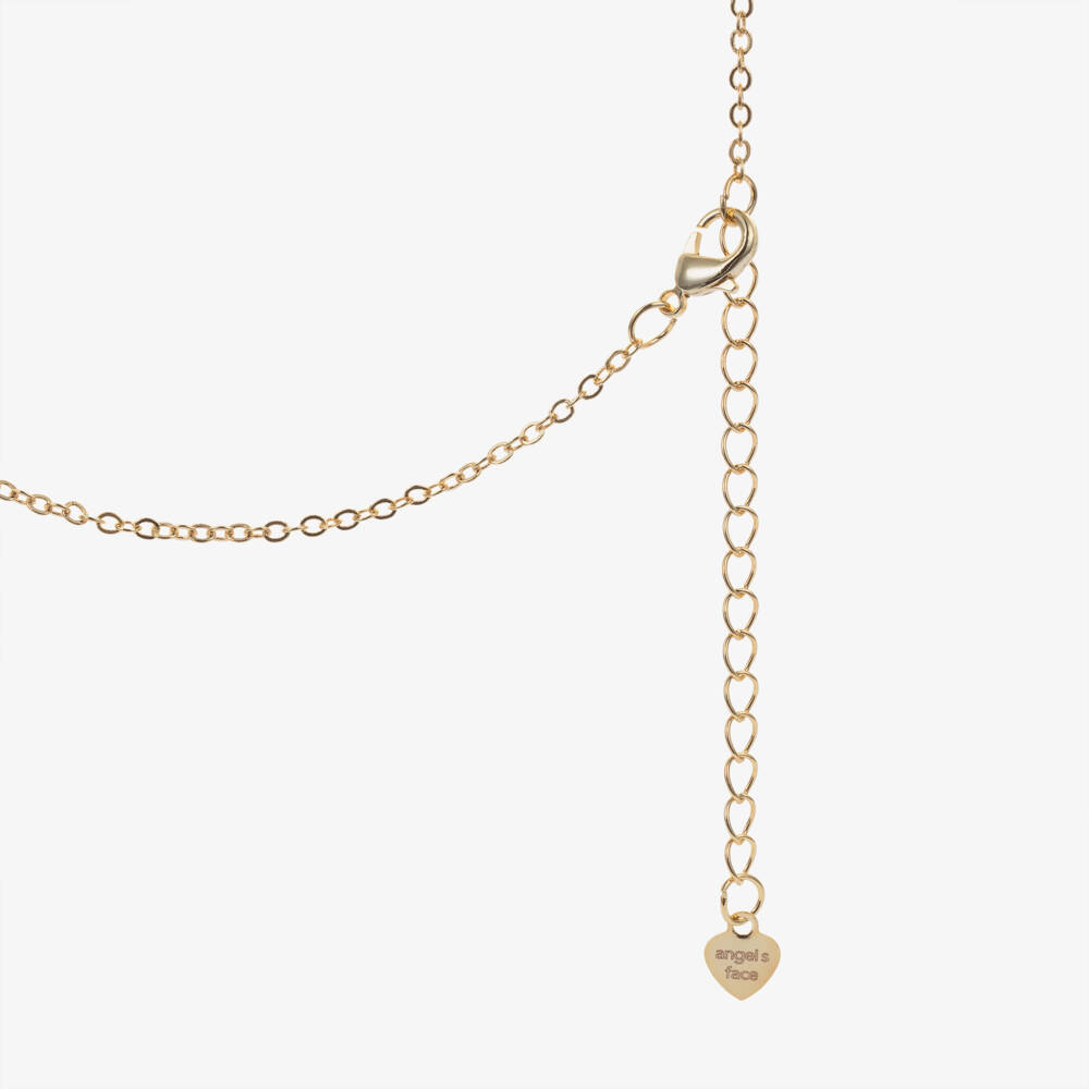 Angel's Face-Girls Gold Plated Star Necklace (42cm) | Childrensalon Outlet