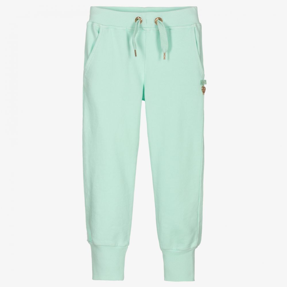 Angel's Face-Girls Green Cotton Joggers | Childrensalon Outlet