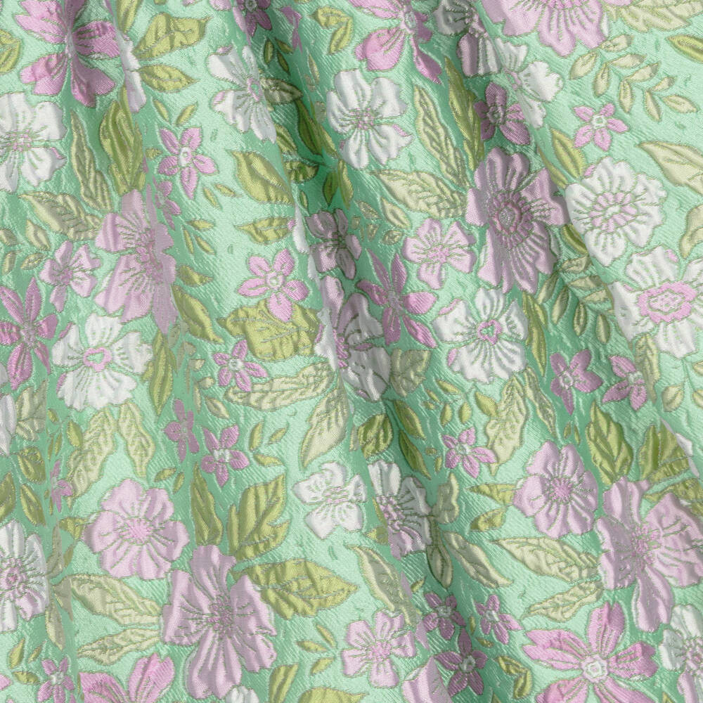 Angel's Face-Girls Green & Purple Jacquard Dress | Childrensalon Outlet