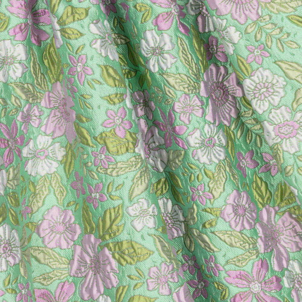 Angel's Face-Girls Green & Purple Jacquard Dress | Childrensalon Outlet