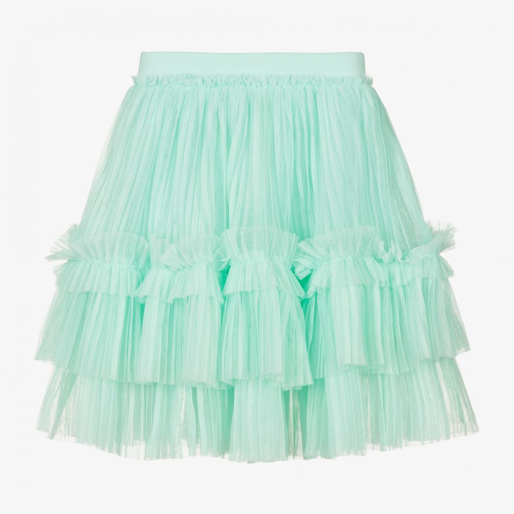 Angel's Face-Girls Green Tulle Skirt | Childrensalon Outlet