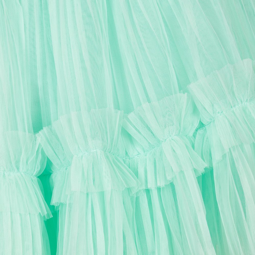 Angel's Face-Girls Green Tulle Skirt | Childrensalon Outlet