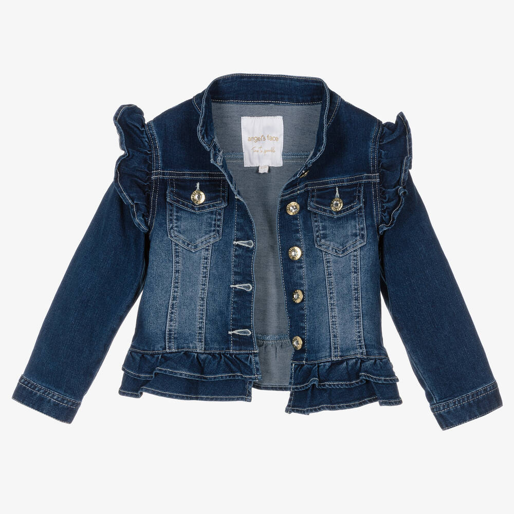Angel's Face-Джинсовая куртка цвета индиго | Childrensalon Outlet
