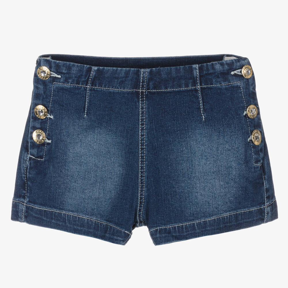 Angel's Face - Short indigo en jean fille | Childrensalon