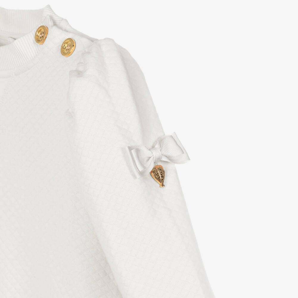 Angel's Face-Girls Ivory Cotton Outfit Set | Childrensalon Outlet