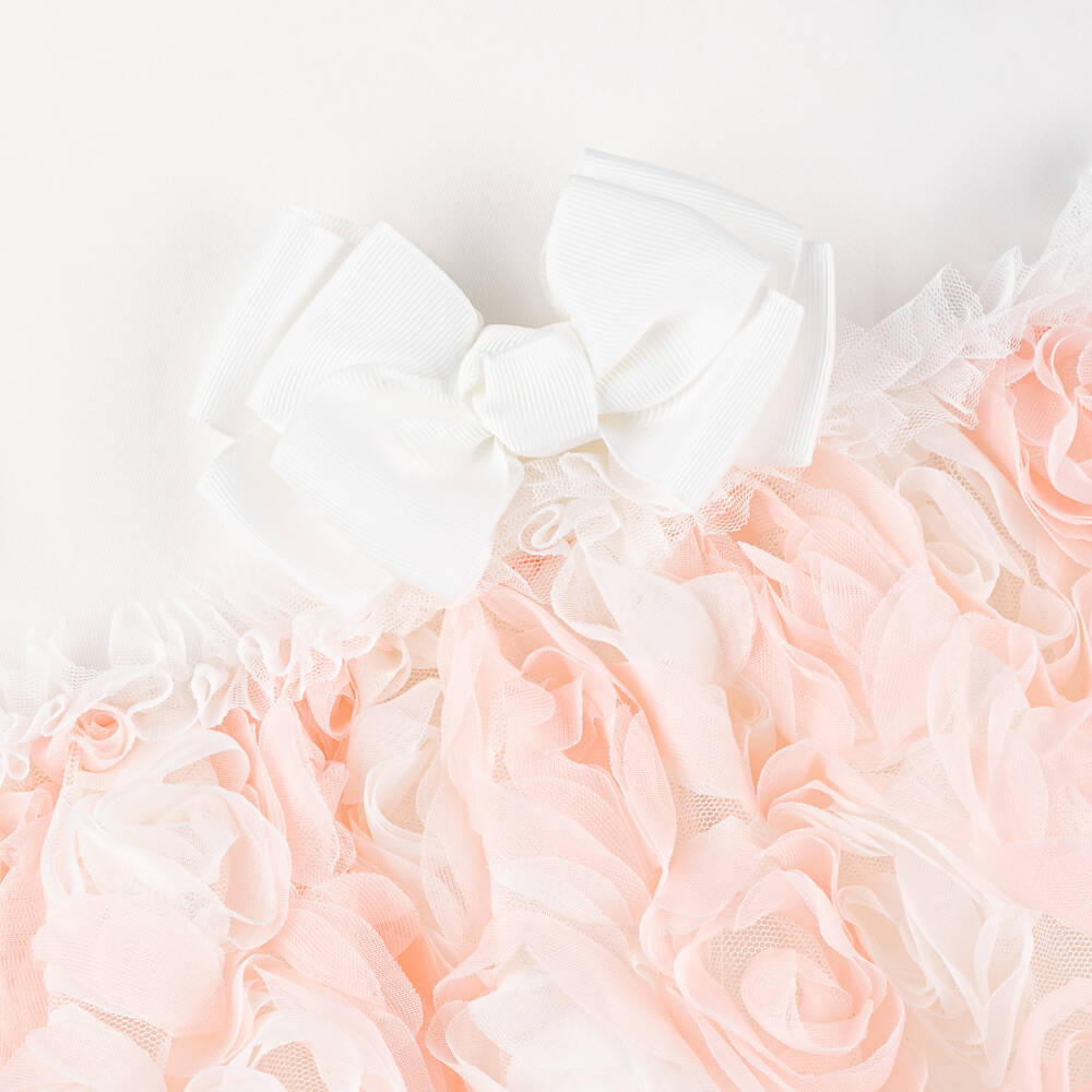 Angel's Face-Girls Ivory & Rose Tulle Delight | Childrensalon Outlet