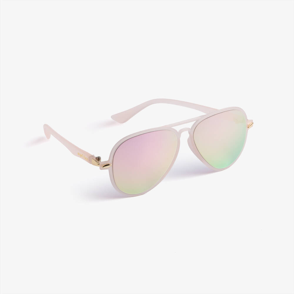 Angel's Face-Girls Light Pink Aviator Sunglasses (UV400) | Childrensalon Outlet