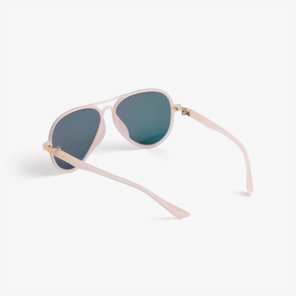 Angel's Face-Girls Light Pink Aviator Sunglasses (UV400) | Childrensalon Outlet