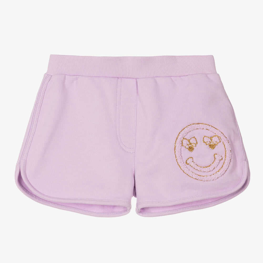 Angel's Face-Girls Lilac Purple Cotton Shorts | Childrensalon Outlet